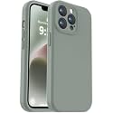 Vooii Compatible with iPhone 13 Pro Case, Liquid Silicone Upgrade [Camera Protection] [Soft Anti-Scratch Microfiber Lining] Shockproof Phone Case for iPhone 13 Pro 6.1 inch - Calke Green