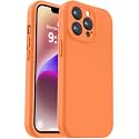 Vooii Compatible with iPhone 13 Pro Max Case, Liquid Silicone Upgrade [Camera Protection] [Soft Anti-Scratch Microfiber Lining] Shockproof Phone Case for iPhone 13 Pro Max 6.7 inch - Bright Orange