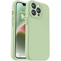 Vooii Compatible with iPhone 13 Pro Max Case, Liquid Silicone Upgrade [Camera Protection] [Soft Anti-Scratch Microfiber Lining] Shockproof Phone Case for iPhone 13 Pro Max 6.7 inch - Matcha