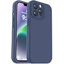 Vooii Compatible with iPhone 13 Pro Max Case, Liquid Silicone Upgrade [Camera Protection] [Soft Anti-Scratch Microfiber Lining] Shockproof Phone Case for iPhone 13 Pro Max 6.7 inch - Navy Blue