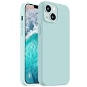 Vooii Compatible with iPhone 14 Case, [Anti-Scratch Microfiber Lining] [Soft Touch Premium Liquid Silicone], Ultra Slim Shockproof Protective Phone Case for iPhone 14 - Mint
