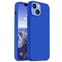 Vooii Compatible with iPhone 14 Case, [Anti-Scratch Microfiber Lining] [Soft Touch Premium Liquid Silicone], Ultra Slim Shockproof Protective Phone Case for iPhone 14 - Klein Blue