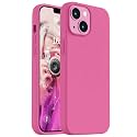 Vooii Compatible with iPhone 14 Case,[Silky Touch Premium Liquid Silicone] [Soft Anti-Scratch Microfiber Lining], Ultra Slim Shockproof Protective Case for iPhone 14 - Pitaya
