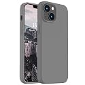 Vooii Compatible with iPhone 14 Case,[Silky Touch Premium Liquid Silicone] [Soft Anti-Scratch Microfiber Lining], Ultra Slim Shockproof Protective Case for iPhone 14 - Dark Grey