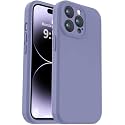 Vooii Compatible with iPhone 14 Pro Case, Liquid Silicone Upgrade [Camera Protection] [Soft Anti-Scratch Microfiber Lining] Shockproof Phone Case for iPhone 14 Pro 6.1 inch - Lavender Grey