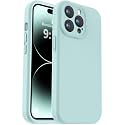 Vooii Compatible with iPhone 14 Pro Max Case, Liquid Silicone Upgrade [Camera Protection] [Soft Anti-Scratch Microfiber Lining] Shockproof Phone Case for iPhone 14 Pro Max 6.7 inch - Mint