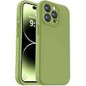 Vooii Compatible with iPhone 14 Pro Max Case, Liquid Silicone Upgrade [Camera Protection] [Soft Anti-Scratch Microfiber Lining] Shockproof Phone Case for iPhone 14 Pro Max 6.7 inch - Cedar Green