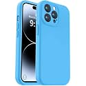 Vooii Compatible with iPhone 14 Pro Max Case, Liquid Silicone Upgrade [Camera Protection] [Soft Anti-Scratch Microfiber Lining] Shockproof Phone Case for iPhone 14 Pro Max 6.7 inch - Blue