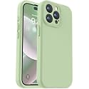 Vooii Compatible with iPhone 15 Pro Case, Upgrade Defender Liquid Silicone, [Enhanced Camera Protection] [Soft Anti-Scratch Microfiber Lining] Shockproof Phone Case iPhone 15 Pro 6.1 inch - Matcha