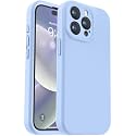 Vooii Compatible with iPhone 15 Pro Case, Upgrade Defender Liquid Silicone, [Enhanced Camera Protection] [Soft Anti-Scratch Microfiber Lining] Shockproof Phone Case iPhone 15 Pro 6.1 inch - Light Blue