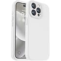 Vooii Compatible with iPhone 15 Pro Case, Upgrade Defender Liquid Silicone, [Enhanced Camera Protection] [Soft Anti-Scratch Microfiber Lining] Shockproof Phone Case iPhone 15 Pro 6.1 inch - White