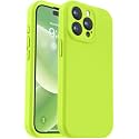Vooii Compatible with iPhone 15 Pro Max Case, Upgraded Premium Silicone, [Camera Protection] [Soft Anti-Scratch Microfiber Lining] Shockproof Phone Case for iPhone 15 Pro Max 6.7" - Fluorescent Green