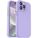 Vooii Compatible with iPhone 15 Pro Max Case, Upgraded Premium Silicone, [Camera Protection] [Soft Anti-Scratch Microfiber Lining] Shockproof Phone Case for iPhone 15 Pro Max 6.7 inch - Light Purple
