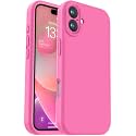 Vooii Compatible with iPhone 16 Case, Liquid Silicone Upgrade [Camera Protection] [Soft Anti-Scratch Microfiber Lining] Shockproof Phone Case for iPhone 16 6.1 inch - Pitaya