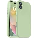 Vooii Compatible with iPhone 16 Plus Case, Liquid Silicone Upgrade [Camera Protection] [Soft Anti-Scratch Microfiber Lining] Shockproof Phone Case for iPhone 16 Plus 6.7 inch - Matcha
