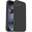 Vooii Compatible with iPhone 16 Plus Case, Liquid Silicone Upgrade [Camera Protection] [Soft Anti-Scratch Microfiber Lining] Shockproof Phone Case for iPhone 16 Plus 6.7 inch - Black