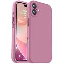 Vooii Compatible with iPhone 16 Plus Case, Liquid Silicone Upgrade [Camera Protection] [Soft Anti-Scratch Microfiber Lining] Shockproof Phone Case for iPhone 16 Plus 6.7 inch - Lavender Purple