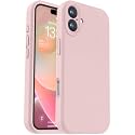 Vooii Compatible with iPhone 16 Plus Case, Liquid Silicone Upgrade [Camera Protection] [Soft Anti-Scratch Microfiber Lining] Shockproof Phone Case for iPhone 16 Plus 6.7 inch - Pink Sand