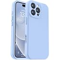 Vooii Compatible with iPhone 16 Pro Case, Liquid Silicone Upgrade [Camera Protection] [Soft Anti-Scratch Microfiber Lining] Shockproof Phone Case for iPhone 16 Pro 6.3 inch - Light Blue