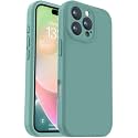 Vooii Compatible with iPhone 16 Pro Max Case, Liquid Silicone Upgrade [Camera Protection] [Soft Anti-Scratch Microfiber Lining] Shockproof Phone Case for iPhone 16 Pro Max 6.9 inch - Pine Green