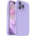 Vooii Compatible with iPhone 16 Pro Max Case, Liquid Silicone Upgrade [Camera Protection] [Soft Anti-Scratch Microfiber Lining] Shockproof Phone Case for iPhone 16 Pro Max 6.9 inch - Light Purple