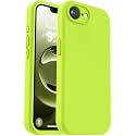 Vooii Compatible with iPhone 17e Case and for iPhone 16e Case, Liquid Silicone Upgrade [Camera Protection] [Anti-Scratch Microfiber Lining] Shockproof Phone Case for iPhone 17e/16e - Fluorescent Green