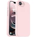 Vooii Compatible with iPhone 17e Case and for iPhone 16e Case, Liquid Silicone Upgrade [Camera Protection] [Anti-Scratch Microfiber Lining] Shockproof Phone Case for iPhone 17e/16e 6.1" - Chalk Pink