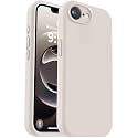 Vooii Compatible with iPhone 17e Case and for iPhone 16e Case, Liquid Silicone Upgrade [Camera Protection] [Soft Anti-Scratch Microfiber Lining] Shockproof Phone Case for iPhone 17e/16e 6.1" - Stone
