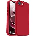 Vooii Compatible with iPhone 17e Case and for iPhone 16e Case, Liquid Silicone Upgrade [Camera Protection] [Soft Anti-Scratch Microfiber Lining] Shockproof Phone Case for iPhone 17e/16e 6.1" - Red