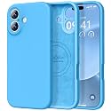 Vooii Magnetic for iPhone 17 Case 6.3" Premium Silicone, Blue