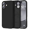 Vooii Magnetic for iPhone 17 Case 6.3" Premium Silicone, Black