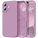 Vooii Magnetic for iPhone 17 Case 6.3" Silicone, Lavender Purple