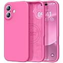 Vooii Magnetic for iPhone 17 Case 6.3" Premium Silicone, Pitaya