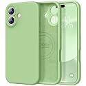 Vooii Magnetic for iPhone 17 Case 6.3" Premium Silicone, Matcha