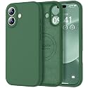Vooii Magnetic for iPhone 17 Case 6.3" Premium Silicone, Green