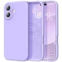 Vooii Magnetic for iPhone 17 Case 6.3" Premium Silicone, Light Purple