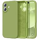 Vooii Magnetic for iPhone 17 Case 6.3" Premium Silicone, Cedar Green