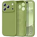 Vooii Magnetic for iPhone 17 Pro Case 6.3" Premium Silicone, Cedar Green