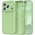 Vooii Magnetic for iPhone 17 Pro Case 6.3" Premium Silicone, Matcha