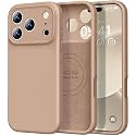 Vooii Magnetic for iPhone 17 Pro Case 6.3" Premium Silicone, Light Brown