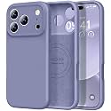Vooii Magnetic for iPhone 17 Pro Case 6.3" Premium Silicone, Lavender Grey