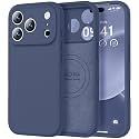 Vooii Magnetic for iPhone 17 Pro Max Case 6.9" Silicone, Navy Blue