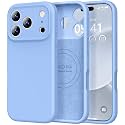 Vooii Magnetic for iPhone 17 Pro Max Case 6.9" Silicone, Light Blue