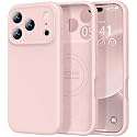 Vooii Magnetic for iPhone 17 Pro Max Case 6.9" Silicone, Pink Sand