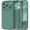 Vooii Magnetic for iPhone 17 Pro Max Case 6.9" Silicone, Pine Green
