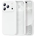 Vooii Magnetic for iPhone 17 Pro Max Case 6.9" Silicone, White
