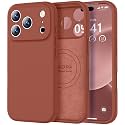 Vooii Magnetic for iPhone 17 Pro Max Case 6.9" Silicone, Caramel