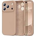 Vooii Magnetic for iPhone 17 Pro Max Case 6.9" Silicone, Light Brown
