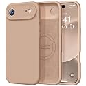 Vooii Magnetic for iPhone Air Case 6.5" Premium Silicone, Light Brown