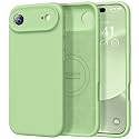 Vooii Magnetic for iPhone Air Case 6.5" Premium Silicone, Matcha